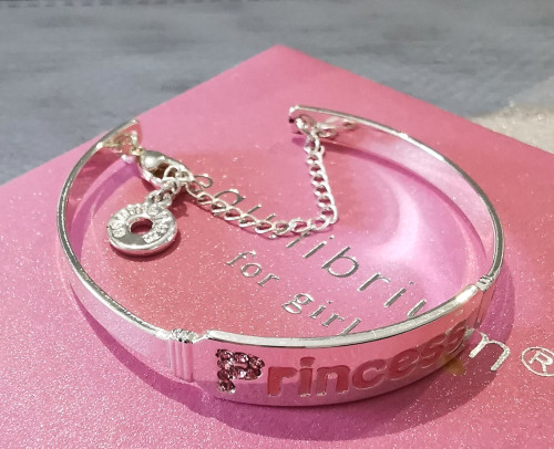 Princess silver plated bracelet
