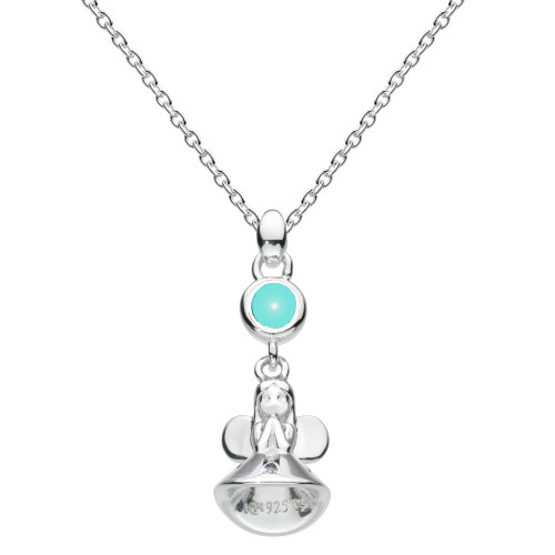 Girls blue fairy necklace