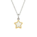D for Diamond Recycled Silver Star Pendant