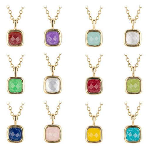 Birthstones Jan-Dec in order left to right top to bottom