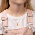 P5300 diamond teddy bear necklace for girls