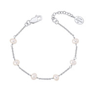 Girls pretty pearl bracelet by D for Diamond B5449W