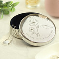 August birthday poppy trinket pot