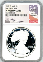 2019-W 1 oz Silver American Eagle Congratulations Set PCGS PF 70 First Strike