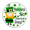 Enthoozies Happy St. Patrick's Day! 1.5" Pinback Button