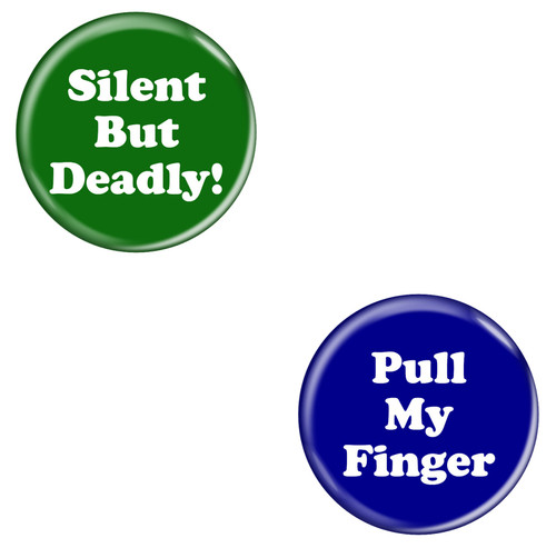 Pull My Finger & Silent But Deadly! Fart Bottle Opener Magnets - 2 Pack