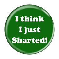 I Think I Just Sharted! Fart Green 2.25 Inch Diameter Refrigerator Bottle Opener Magnet