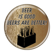 Beer Memes Wood Grain Refrigerator Magnets