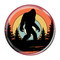 Enthoozies Bigfoot Retro 1.5" Pinback Button