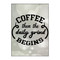 Enthoozies Coffee then the Daily Grind Begins 2.5" x 3.5" Refrigerator Magnet
