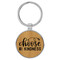 Enthoozies Choose Kindness Bamboo 1.5" x 3.5" Laser Engraved Keychain