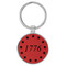 Enthoozies 1776 USA Patriotic Red 1.5" x 3.5" Laser Engraved Keychain