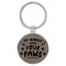 Enthoozies My Babies Have Four Paws Gray 1.5" x 3.5" Laser Engraved Keychain v2