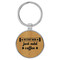 Enthoozies Instant Mom Just add Coffee Bamboo 1.5" x 3.5" Laser Engraved Keychain