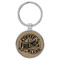 Enthoozies Coffee & Friends are the Perfect Blend Light Brown 1.5" x 3.5" Laser Engraved Keychain