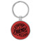 Enthoozies Coffee & Friends are the Perfect Blend Red 1.5" x 3.5" Laser Engraved Keychain