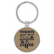 Enthoozies Todays Good Mood is Sponsored by Coffee Light Brown 1.5" x 3.5" Laser Engraved Keychain