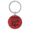 Enthoozies Todays Good Mood is Sponsored by Coffee Red 1.5" x 3.5" Laser Engraved Keychain