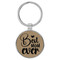Enthoozies Best Mom Ever Light Brown 1.5" x 3.5" Laser Engraved Keychain
