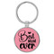 Enthoozies Best Mom Ever Pink 1.5" x 3.5" Laser Engraved Keychain