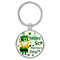 Enthoozies Happy St. Patrick's Day! 1.5" x 3.5" Domed Keychain Backpack Pull