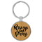 Enthoozies Rise up and Pray Religious Bamboo 1.5" x 3" Laser Engraved Keychain Backpack Pull