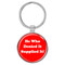 Enthoozies He Who Denied It Supplied It! Fart Red 1.5" x 3.5" Domed Keychain Backpack Pull