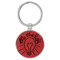 Enthoozies Be The Light Religious Red 1.5" x 3" Laser Engraved Keychain Backpack Pull