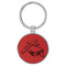 Enthoozies Holy Cross Bible Religious Red 1.5" x 3" Laser Engraved Keychain Backpack Pull