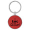 Enthoozies I Fart Glitter! Passing Gas Funny Red 1.5" x 3" Laser Engraved Keychain Backpack Pull