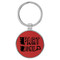 Enthoozies Fart Zone Passing Gas Funny Red 1.5" x 3" Laser Engraved Keychain Backpack Pull