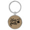 Enthoozies Have Faith Religious Light Brown 1.5" x 3" Laser Engraved Keychain Backpack Pull