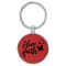 Enthoozies Have Faith Religious Red 1.5" x 3" Laser Engraved Keychain Backpack Pull