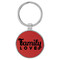 Enthoozies Family Love Religious Red 1.5" x 3" Laser Engraved Keychain Backpack Pull