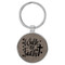 Enthoozies Walk by Faith Religious Gray 1.5" x 3" Laser Engraved Keychain Backpack Pull