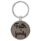 Enthoozies Faith Family Religious Gray 1.5" x 3" Laser Engraved Keychain Backpack Pull