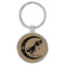 Enthoozies Aquarius Zodiac Sign Astrology Light Brown 1.5" x 3" Laser Engraved Keychain Backpack Pull
