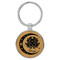 Enthoozies Virgo Zodiac Sign Astrology Bamboo 1.5" x 3" Laser Engraved Keychain Backpack Pull