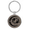 Enthoozies Pisces Zodiac Sign Astrology Gray 1.5" x 3" Laser Engraved Keychain Backpack Pull