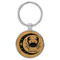 Enthoozies Cancer Zodiac Sign Astrology Bamboo 1.5" x 3" Laser Engraved Keychain Backpack Pull