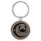 Enthoozies Cancer Zodiac Sign Astrology Gray 1.5" x 3" Laser Engraved Keychain Backpack Pull