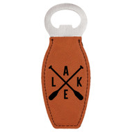 Enthoozies LaKe Life Canoe Paddles Laser Engraved Magnetic Bottle Opener - 1.75 Inches x 4.75 Inches