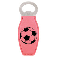 Enthoozies Soccer Ball Laser Engraved Magnetic Bottle Opener - 1.75 Inches x 4.75 Inches