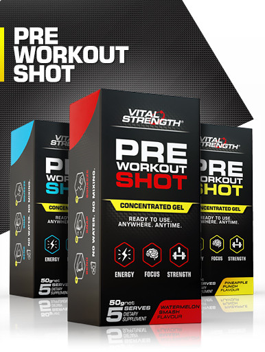 Pre Workout Shots 5 Pack | Vitalstrength