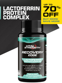 Recovery Edge 60 Capsules Lactoferrin Supplement