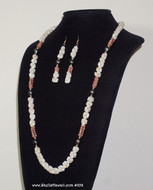 29.5" matching set Kahelelani, Momi and Tahitian pearl shell necklace #356
