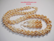 Momi shell lei/Niihau shell necklace #22109
