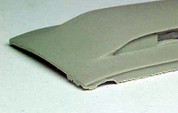 R311, Duck Bill Roof. Roof photographed as cast prior to clean up of edges.
11 Window clearstory.
