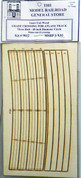 Atlas O 3-rail 45" Railroad Crossing for curved sectonal track