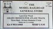 Atlas O 3-rail 54" Railroad Crossing for curved sectonal track